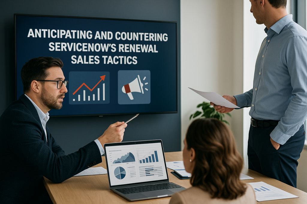 anticipating and countering servicenow’s renewal sales tactics