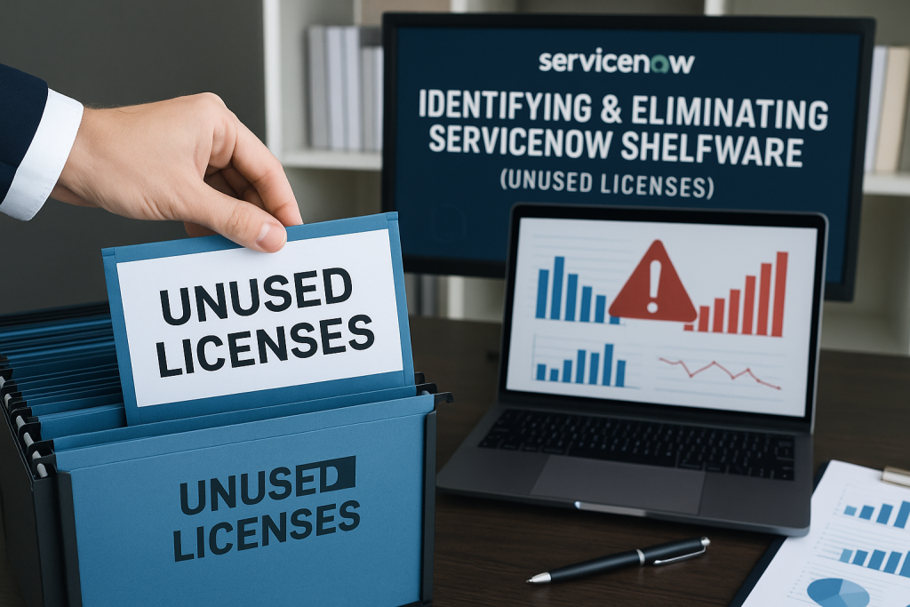 identifying & eliminating servicenow shelfware (unused licenses)
