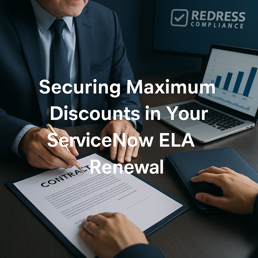 securing maximum discounts in your servicenow ela renewal