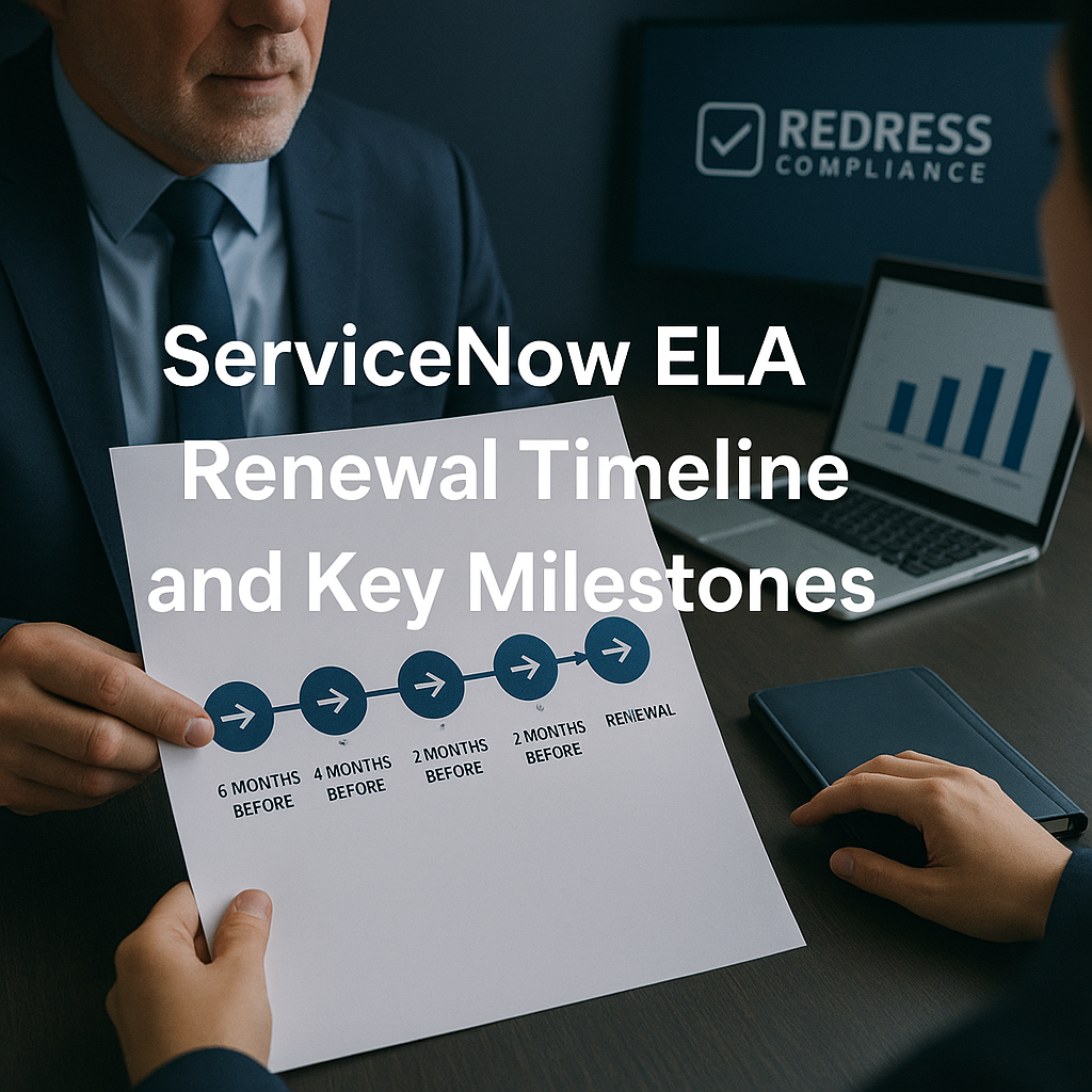 servicenow ela renewal timeline and key milestones