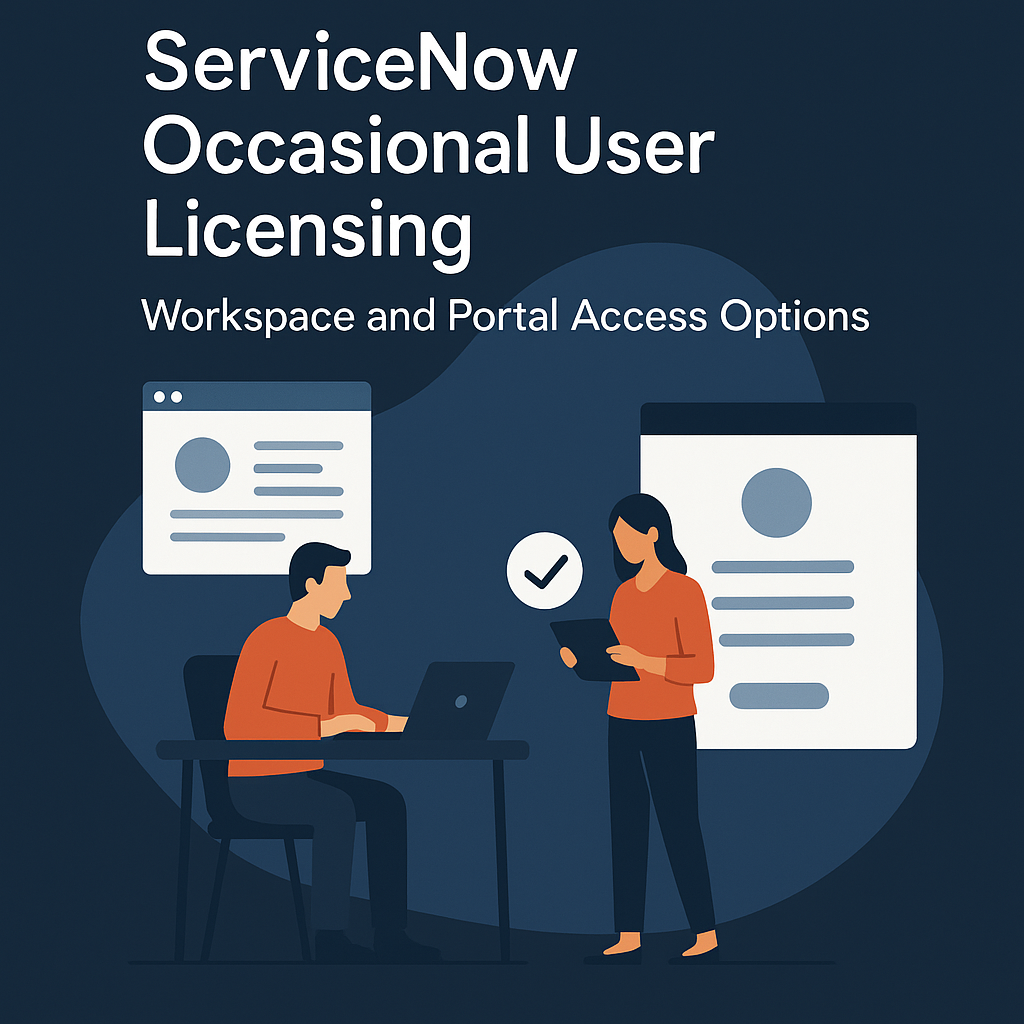 servicenow occasional user licensing – workspace and portal access options