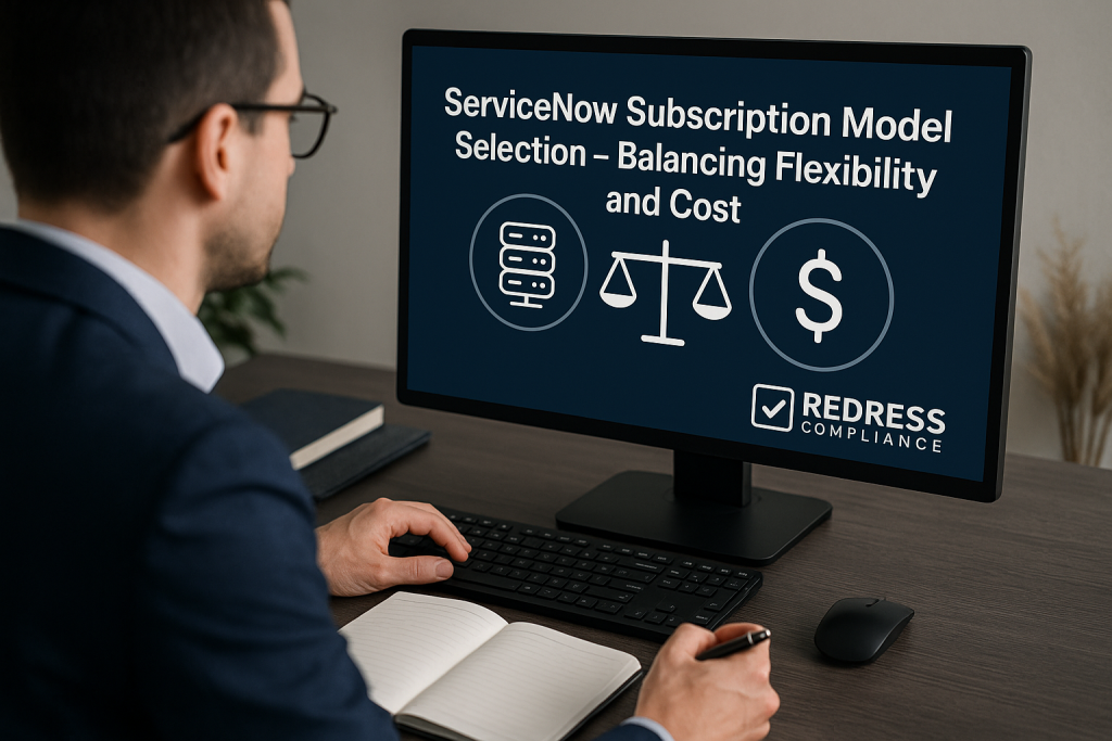 servicenow subscription model selection